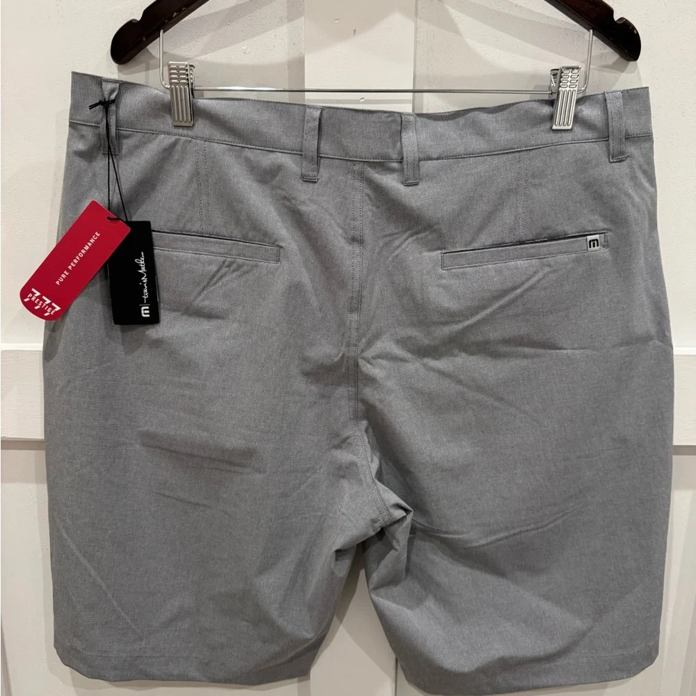 Travis Mathew Charcoal Athletic/Golf  Shorts - Picture 2 of 4